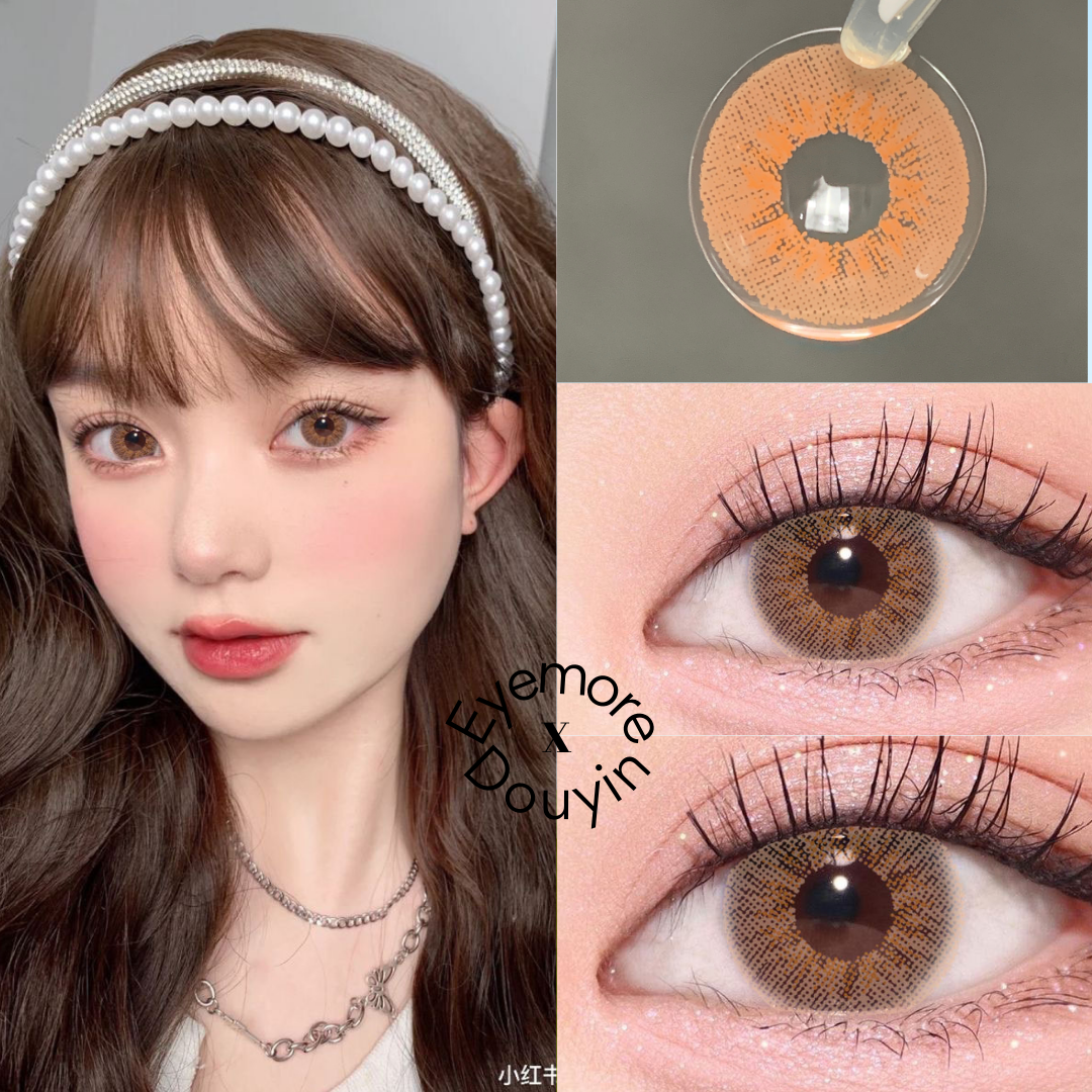 Softlens EYEMORE - CARAMEL BROWN